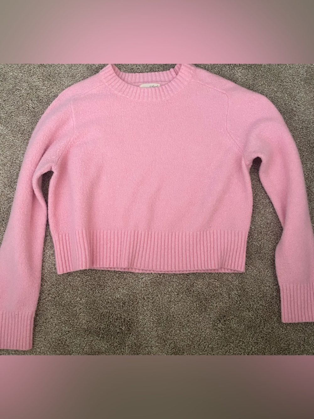 Women’s Large pink sweater